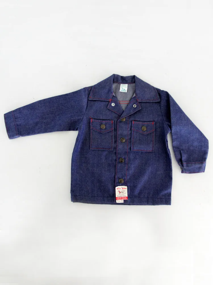 vintage kids Buster Brown denim jacket