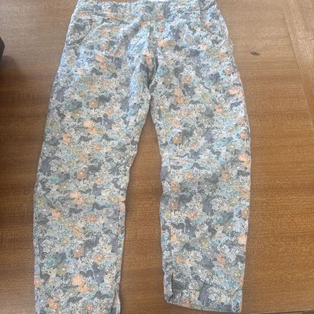 Wheat Floral Pattern Children's Pants: Multi-color-children-5y