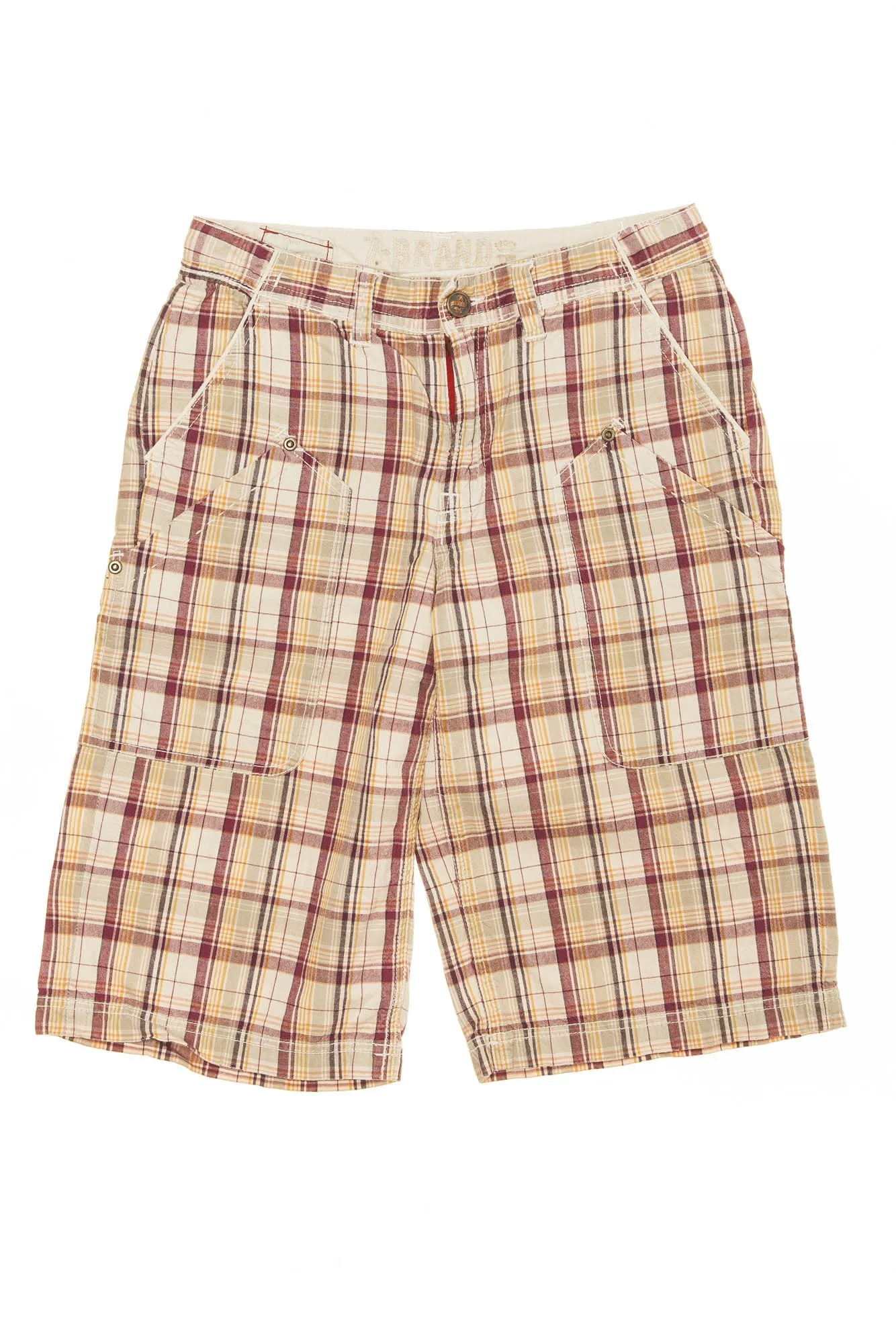 Z Brand - Red Plaid Shorts - 12